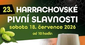 23. Harrachovské pivní slavnosti 2026: Den plný piva, hudby i sklářského umění