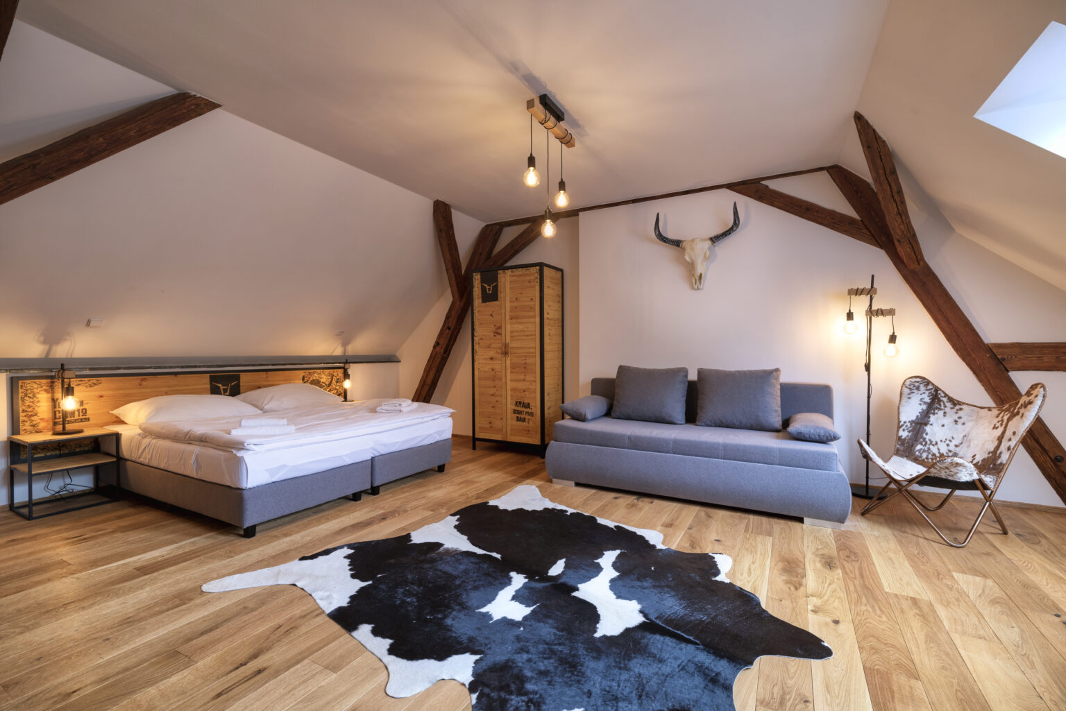 Pivní hotel - originální pokoje