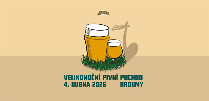 Pivní pochod Broumy 4.4.2026