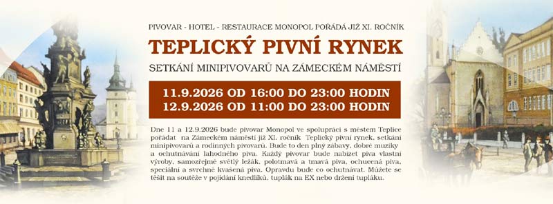 XI. Teplický pivní rynek 2026
